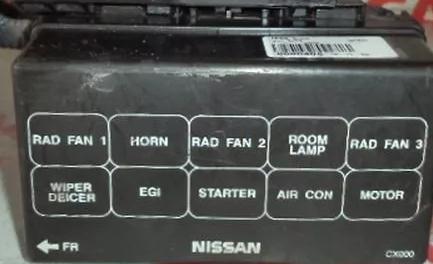 Nissan Serena C23 C24 C25 - fuse and relay box