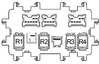 Nissan Quest (2011-2016) - Fuse box